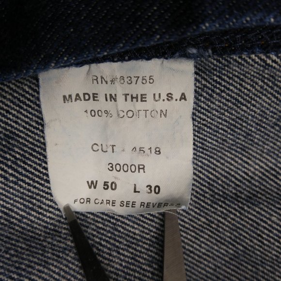 USA Works Straight Jeans Men's 50x30 B907 - Picture 6 of 6